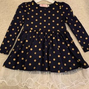Navy Dot Dress